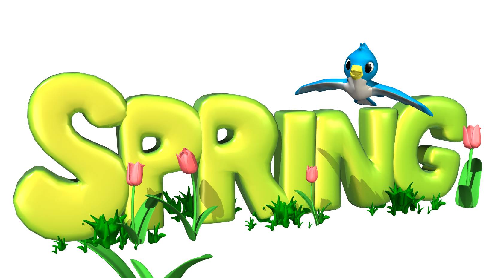 spring break clip art animated